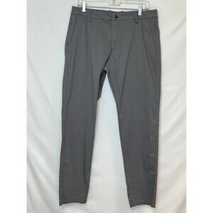 Birddog Men's Size 34 x 30 Gray Boomstick Tapered Leg Preppy Casual Chino Pant
